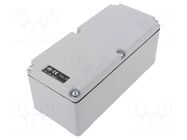 Enclosure: multipurpose; X: 92mm; Y: 205mm; Z: 86mm; aluminium; IP65 ILME