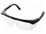 Safety spectacles; Lens: transparent; Features: regulated LAHTI PRO