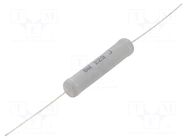 Resistor: metal oxide; THT; 22Ω; 8W; ±5%; 750V; Ø0.75x38mm ROYALOHM