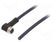 Cable: for sensors/automation; M8; PIN: 3; angled; 3m; plug; 60VDC IGUS