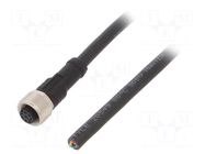 Cable: for sensors/automation; M12; PIN: 8; straight; 5m; plug; 2A AMPHENOL LTW