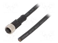 Cable: for sensors/automation; M12; PIN: 8; straight; 2m; plug; 2A AMPHENOL LTW