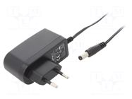 Power supply: switching; mains,plug-in; 6VDC; 1A; 6W; Out: 5,5/2,1 ESPE