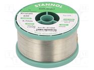 Soldering wire; Sn99,3Cu0,7; 0.7mm; 250g; lead free; reel; 2.5% STANNOL