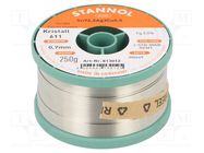 Soldering wire; tin; Sn96,5Ag3Cu0,5; 0.7mm; 250g; lead free; reel STANNOL