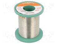 Tin; lead free; Sn96,5Ag3Cu0,5; 0.7mm; 500g; reel; 2.7%; Flux: SW26 STANNOL