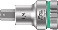 8740 B HF Zyklop bit socket with holding function, 3/8" drive, 1/4"x35.0, Wera