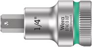 8740 B HF Zyklop bit socket with holding function, 3/8" drive, 1/4"x35.0, Wera