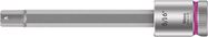 8740 B HF Zyklop bit socket with holding function, 3/8" drive, 5/16"x100.0, Wera