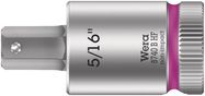 8740 B HF Zyklop bit socket with holding function, 3/8" drive, 5/16"x38.5, Wera