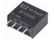 Converter: DC/DC; 1W; Uin: 12V; Uout: 3.3VDC; Iout: 300mA; SIP; 150kHz XP POWER