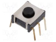 Microswitch TACT; SPST-NC; Pos: 2; 0.05A/48VDC; PCB,THT; none; 2N KNITTER-SWITCH