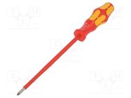 Screwdriver; insulated; Phillips; PH1; Blade length: 150mm WERA