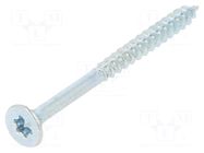 Screw; for wood; 4x50; Head: countersunk; Torx®; TX20; zinc BOSSARD