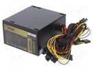 Power supply: computer; ATX; 800W; 3.3/5/12V; Ultimate AKYGA