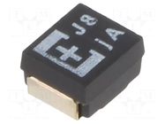 Capacitor: tantalum-polymer; 220uF; 6.3VDC; 1150mA; SMD; ±20%; 45mΩ PANASONIC
