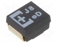 Capacitor: tantalum-polymer; 220uF; 2.5VDC; 1400mA; SMD; ±20%; 30mΩ PANASONIC