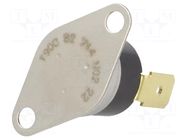 Sensor: thermostat; NO; Topen: 75°C; Tclos: 90°C; 10A; 240VAC; ±5°C HONEYWELL
