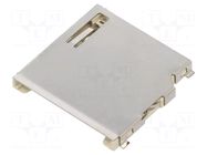 Connector: for cards; SD; SMT; selectively gold plated; PIN: 12 ATTEND