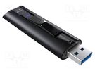 Pendrive; USB 3.2; 256GB; Extreme PRO; black; USB A SANDISK