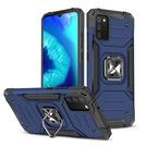Wozinsky Ring Armor tough hybrid case cover + magnetic holder for Samsung Galaxy A03s blue, Wozinsky