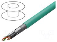 Wire: data transmission; hybrid; turquoise; stranded; Cu; -15÷60°C HELUKABEL