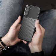 Thunder Case flexible armored cover for Samsung Galaxy S22 + (S22 Plus) blue, Hurtel