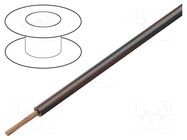 Wire; H05V-K,LgY; stranded; Cu; 0.5mm2; PVC; brown-black; 300V,500V BQ CABLE