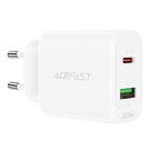 Acefast wall charger USB Type C / USB 20W, PPS, PD, QC 3.0, AFC, FCP white (A25 white), Acefast