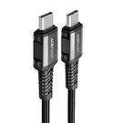 Acefast C1-03 USB-C - USB-C PD QC cable 60W 3A 480Mb/s 1.2m - black, Acefast