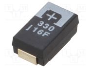 Capacitor: tantalum-polymer; 330uF; 6.3VDC; TPF; SMD; ±20%; 2000h PANASONIC