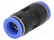 Push-in fitting; straight,inline splice; -0.95÷15bar; PBT PNEUMAT