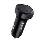 Acefast car charger 72W, 2x USB Type C, PPS, Power Delivery, Quick Charge 3.0, AFC, FCP black (B2 black), Acefast