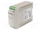 Power supply: switched-mode; for DIN rail; 60W; 24VDC; 2.5A; 89% XP POWER