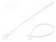 Cable tie; with fixing lugs; L: 168mm; W: 3.6mm; polyamide; 178N PANDUIT