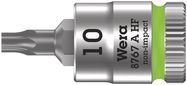 8767 A HF TORX® Zyklop bit socket with holding function, 1/4" drive, TX 10x28.0, Wera