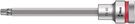 8767 C HF TORX® Zyklop bit socket with 1/2" drive with holding function, TX 40x140.0, Wera