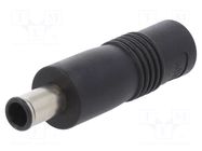Adapter; Plug: straight; Input: 5,5/2,1; Out: 6,5/4,4 CENTERPIN MEAN WELL