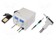 Station: soldering/desoldering; 60W; 80W; 160÷480°C; 230VAC SOLDER PEAK