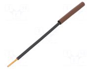 Adapter; brown; 32A; Overall len: 130mm; Socket size: 4mm; 1kV STÄUBLI