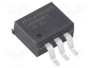 IC: voltage regulator; LDO,fixed; 15V; 1A; TO263-3; SMD; tube; Ch: 1 