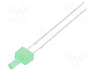 LED; 2mm; yellow green; 68÷100mcd; 90°; Front: flat; Pitch: 2.54mm OPTOSUPPLY