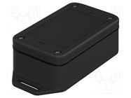 Enclosure: multipurpose; X: 43.2mm; Y: 71.2mm; Z: 26mm; BoLink; black BOPLA