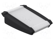 Enclosure: desktop; Alu-Topline; X: 100mm; Y: 181mm; Z: 53mm; natural BOPLA