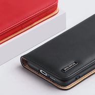 Dux Ducis Hivo Leather Flip Cover Genuine Leather Wallet For Cards And Documents Samsung Galaxy S22 + (S22 Plus) Black, Dux Ducis