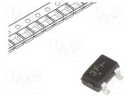 Transistor: PNP; bipolar; 45V; 0.1A; 0.15W; SC70,SOT323 ONSEMI