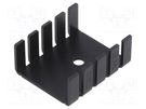 Heatsink: extruded; U; TO202,TO218,TO220; black; L: 30mm; W: 25.4mm Wakefield Thermal