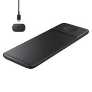 Samsung Trio EP-P6300TBEGEU 3in1 inductive charger for phone / Galaxy Watch / Buds - black + mains charger + cable, Samsung
