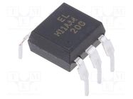 Optocoupler; THT; Ch: 1; OUT: transistor; Uinsul: 5kV; Uce: 80V; DIP6 EVERLIGHT