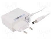 Power supply: switching; mains,plug; 6VDC; 1A; 6W; Plug: EU; 74.88% POS